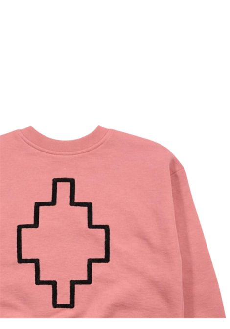 Pink cotton sweatshirt for girls MARCELO BURLON | GSW065ROSA